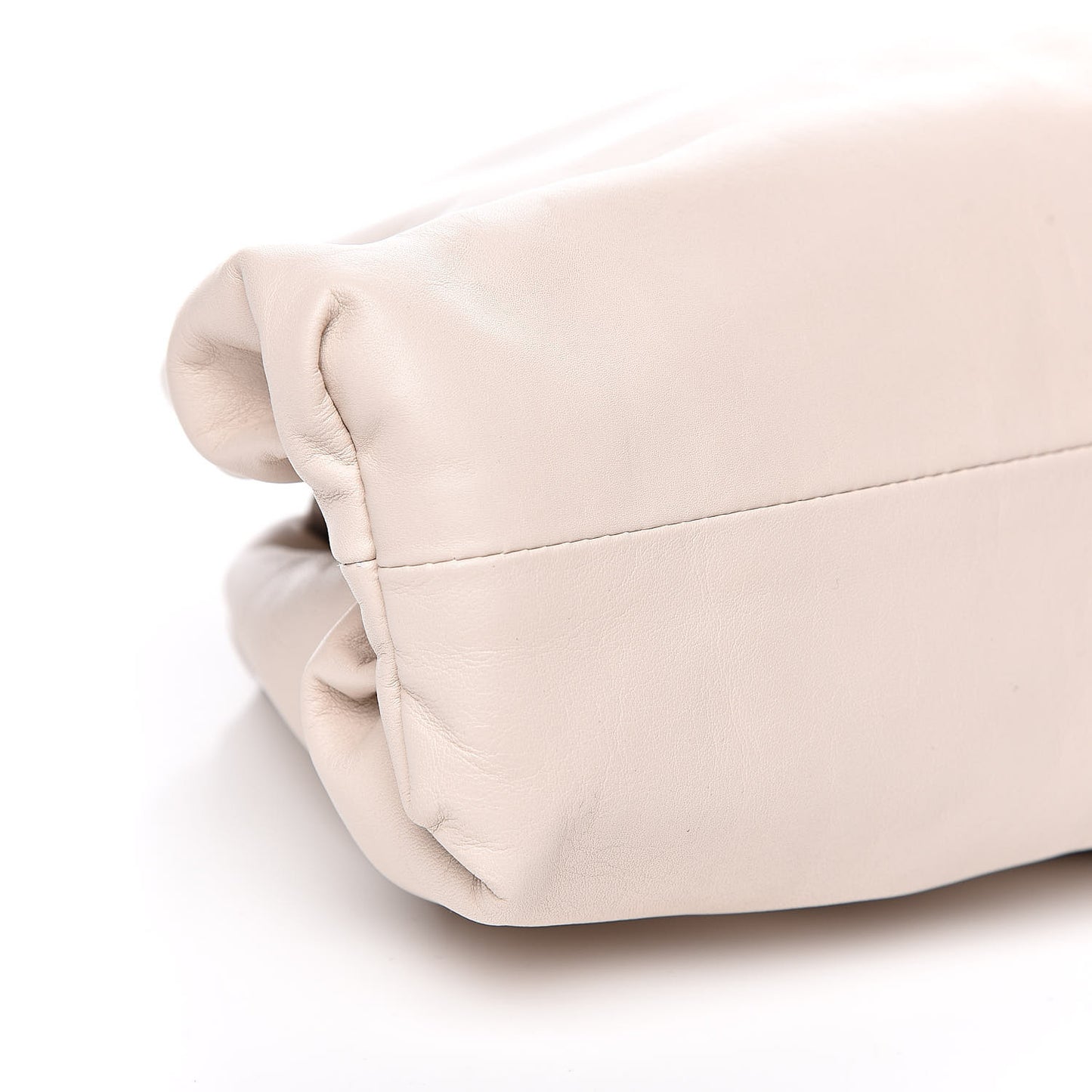 Smooth Butter Calf The Pouch Oversized Clutch Mist