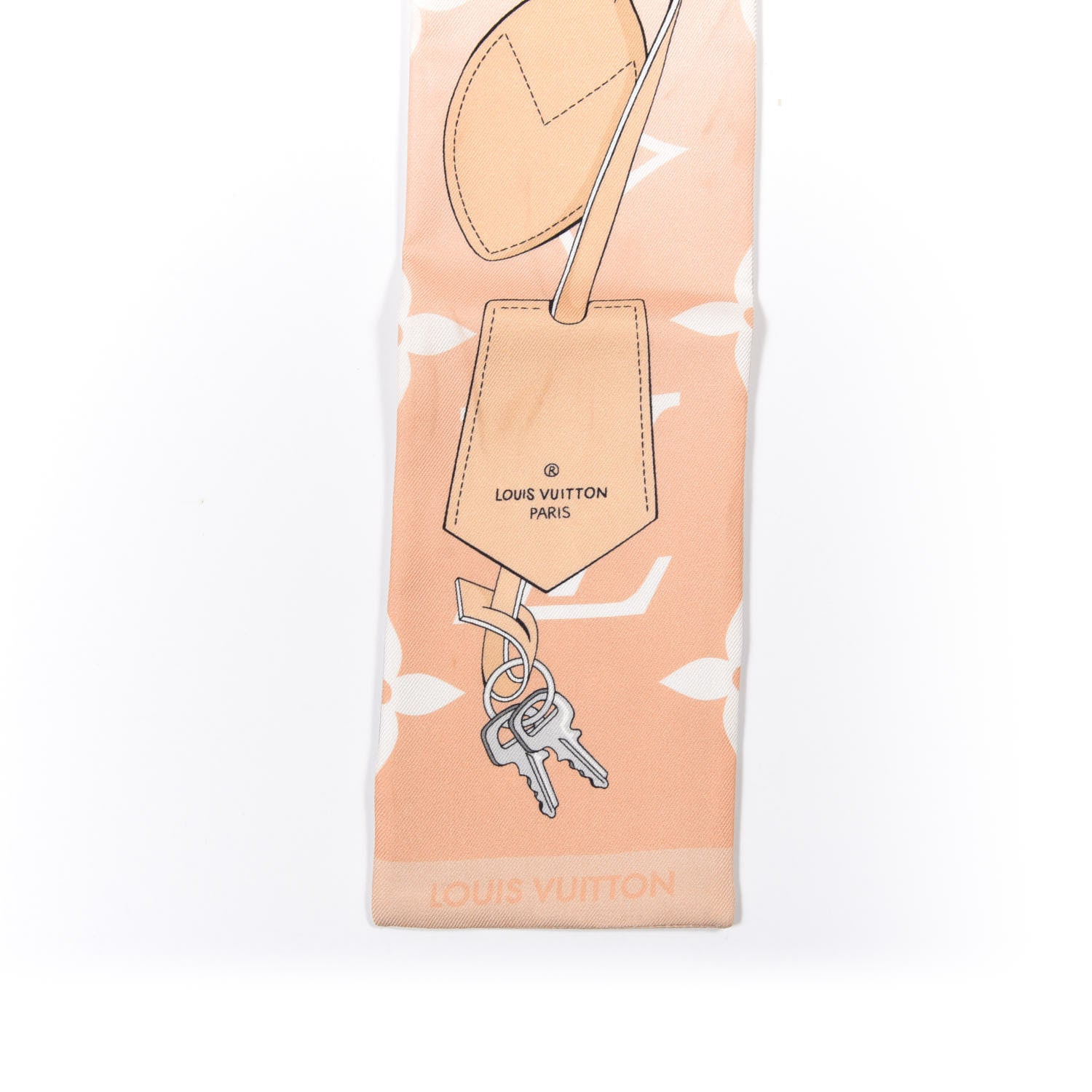 Louis Vuitton Silk Monogram Gradient By The Pool Bandeau Mist 5 of 7