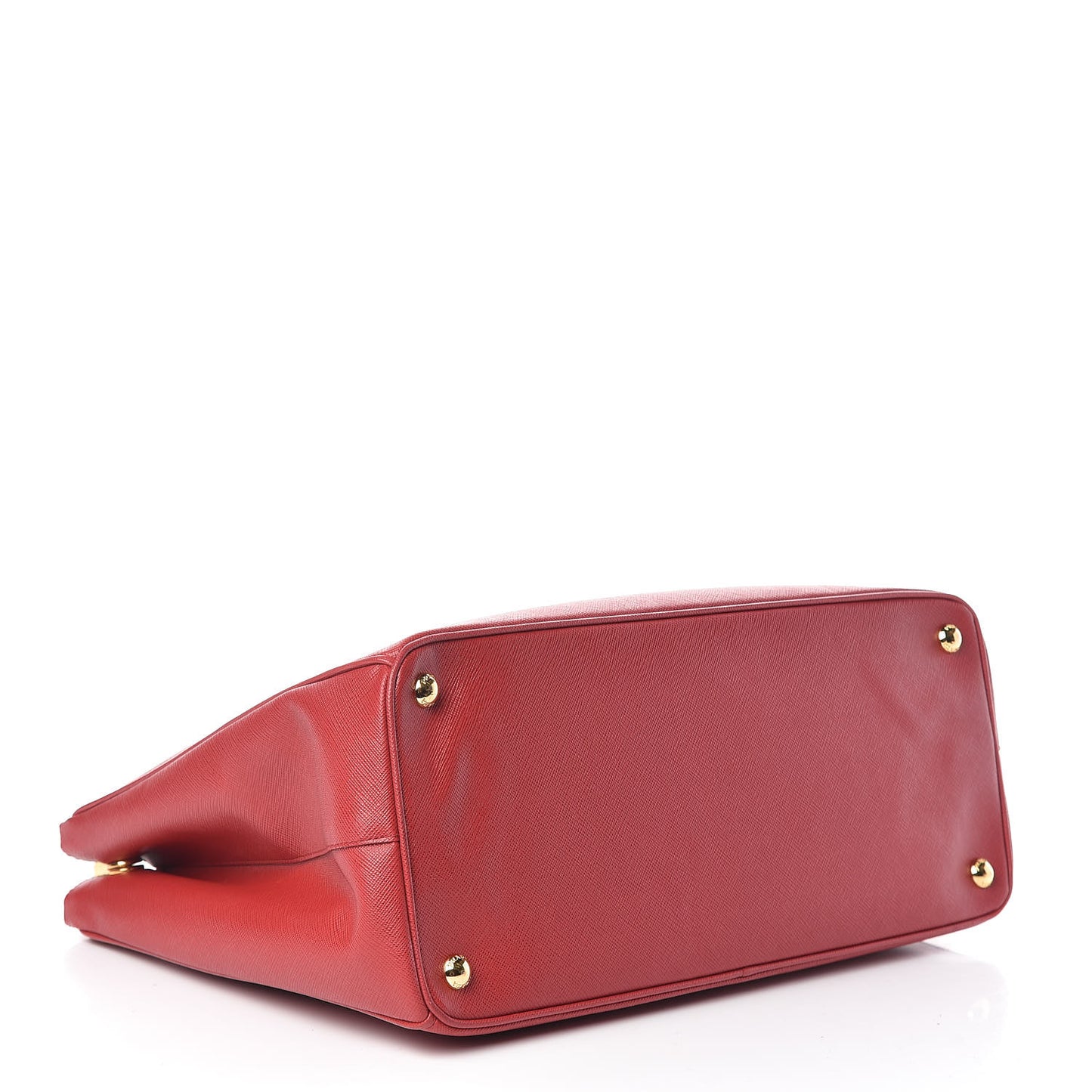 Saffiano Large Galleria Double Zip Tote Fuoco