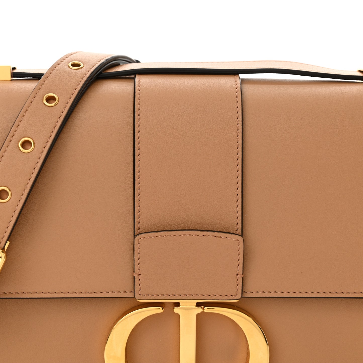Smooth Calfskin 30 Montaigne Flap Bag Brown