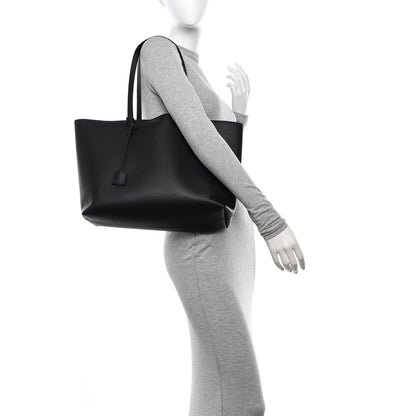Saint Laurent Calfskin Large Shopping Tote Black 2 of 17