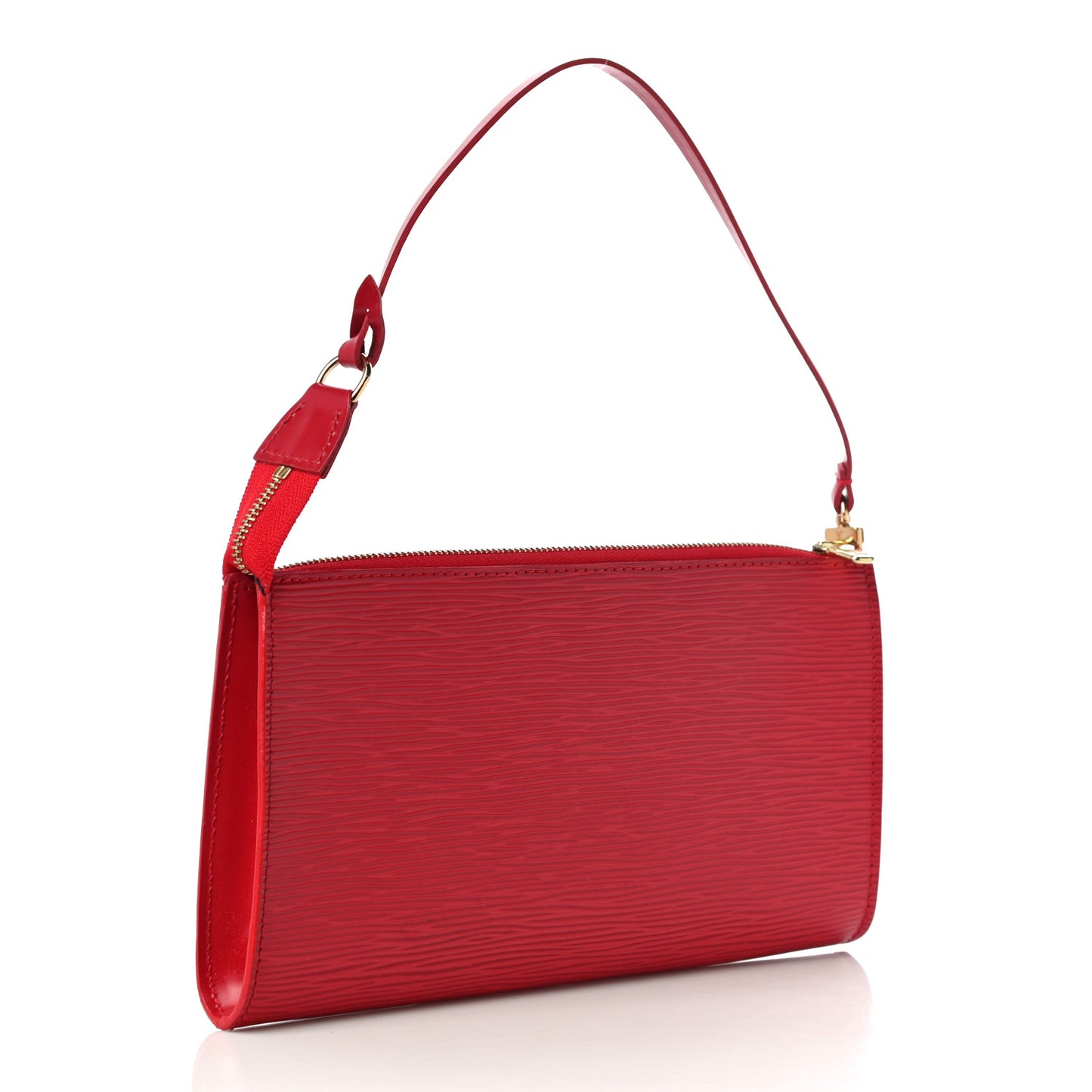 Epi Pochette Accessories 24 Castillan Red