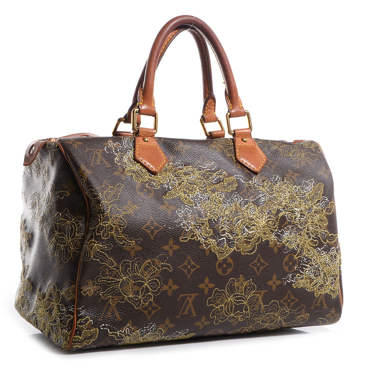 Monogram Dentelle Speedy 30 Gold