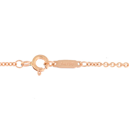 Tiffany 18K Rose Gold Tag Chain Necklace 5 of 5