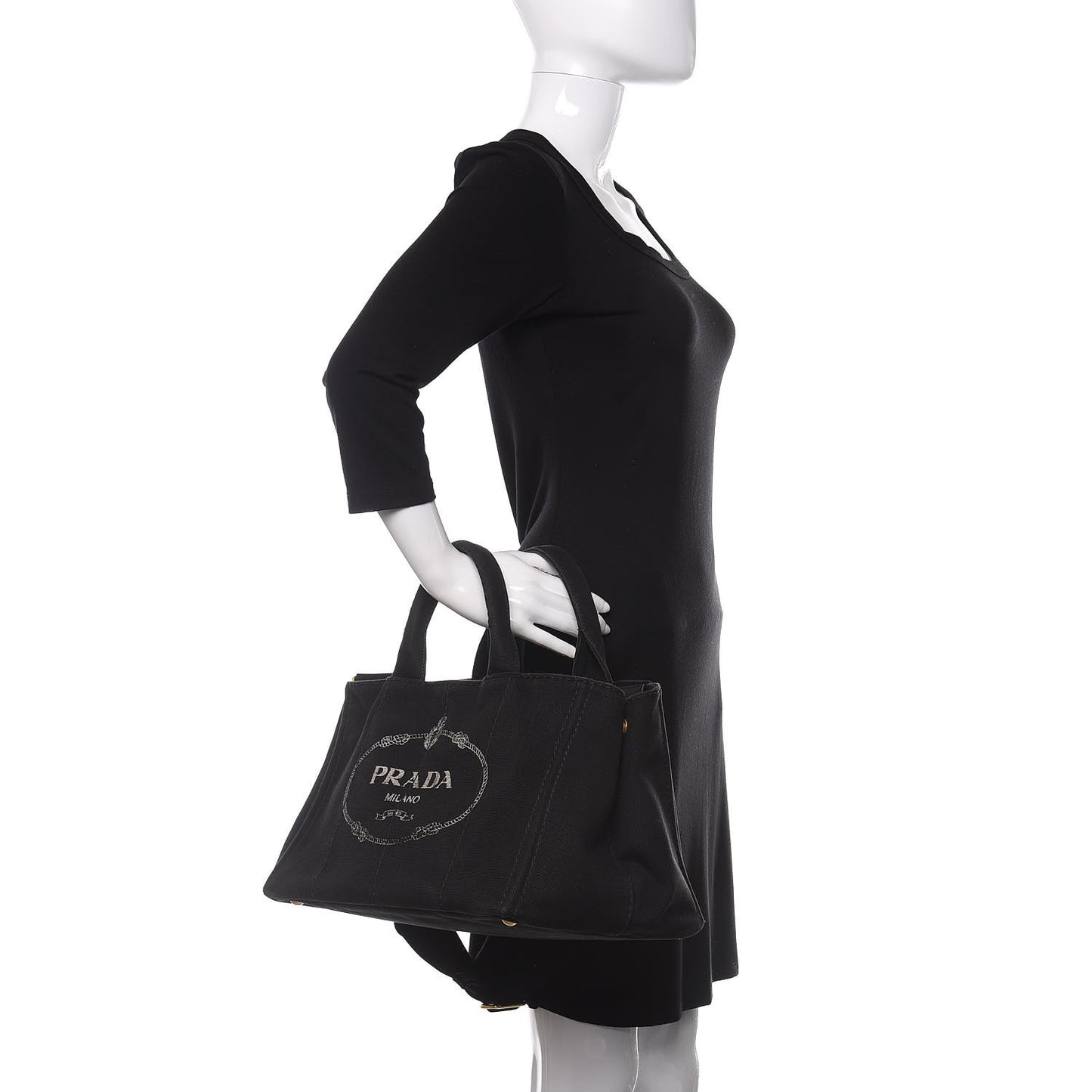 Canapa Logo Tote Black