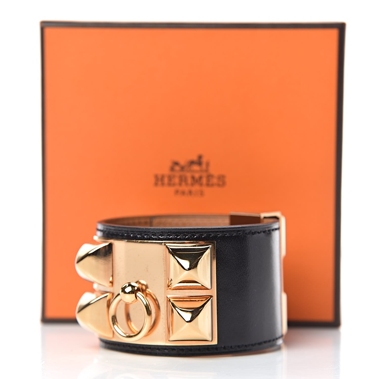 Hermes Box Collier de Chien CDC Bracelet S Black 6 of 6
