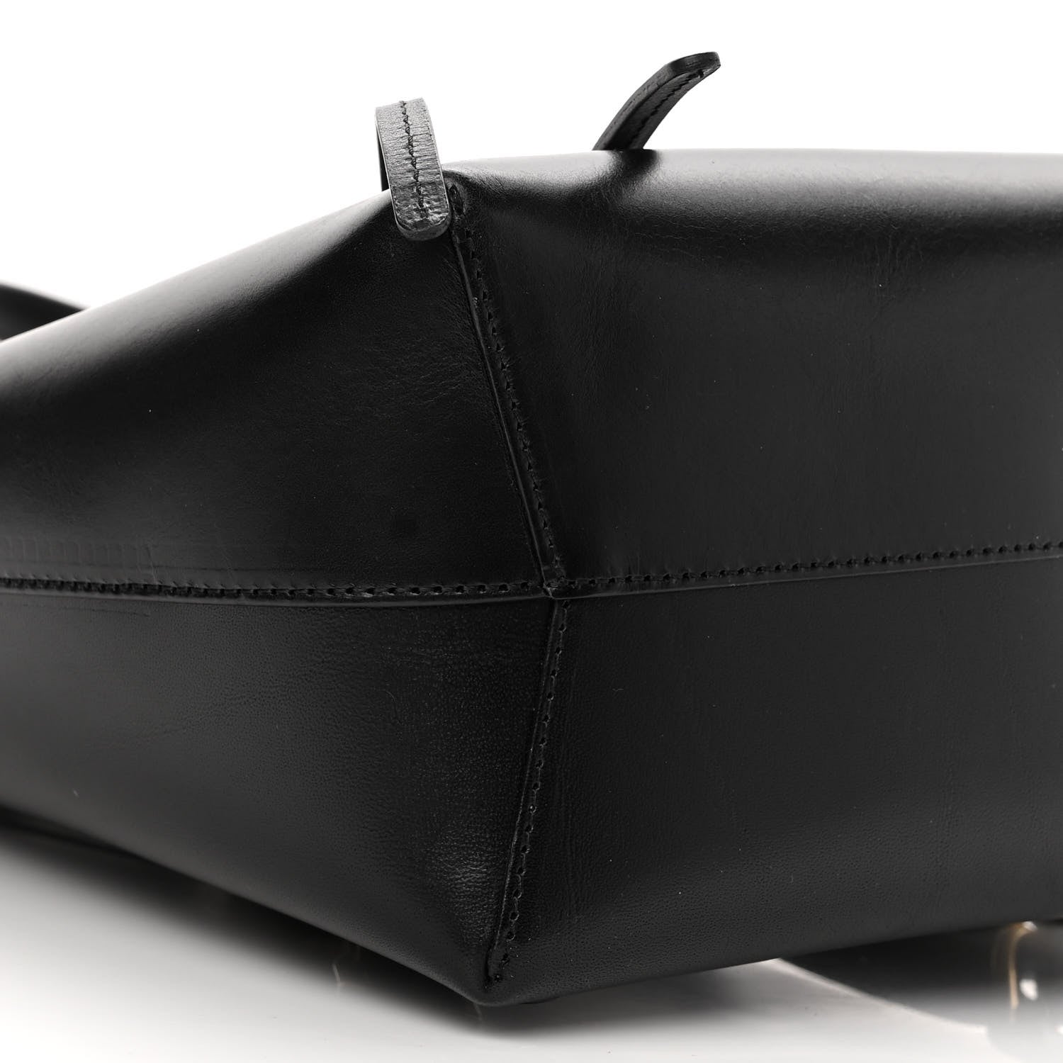 Mansur Gavriel Calfskin Backpack Bag Black Gold 9 of 12