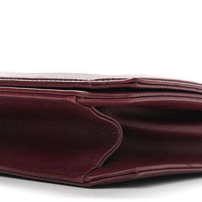 Chanel Calfskin Quilted Large Flap Bag Burgundy 10 of 10