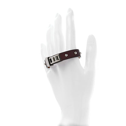 Hermes Swift Mini Dog Clous Ronds Bracelet T2 Rouge H 2 of 5