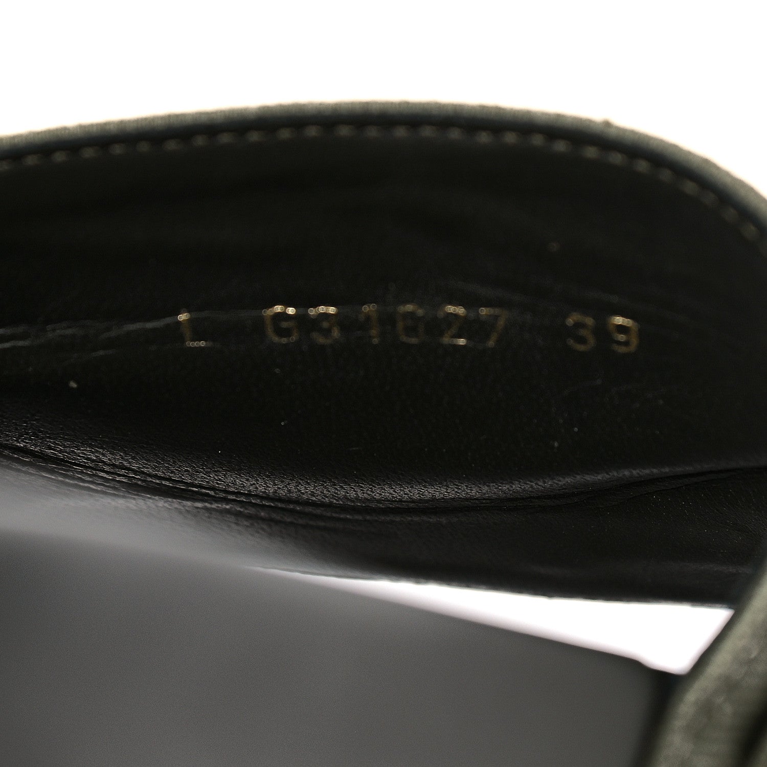 Chanel Canvas Chain Flat Sandals 39 Khaki 8 of 10