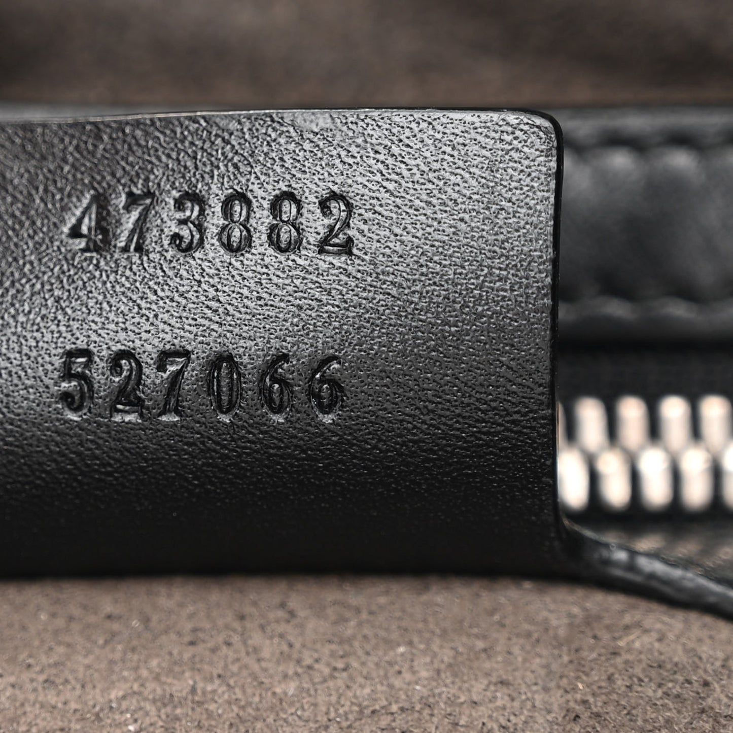 Guccissima Medium Flat Messenger Bag Black