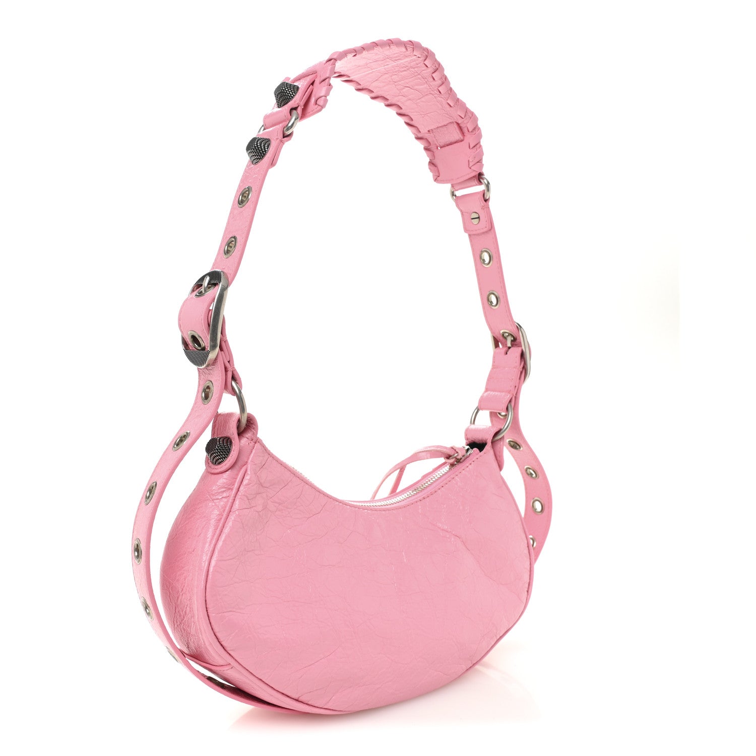 Balenciaga Agneau Arena Le Cagole Shoulder Bag XS Candy Pink 4 of 11