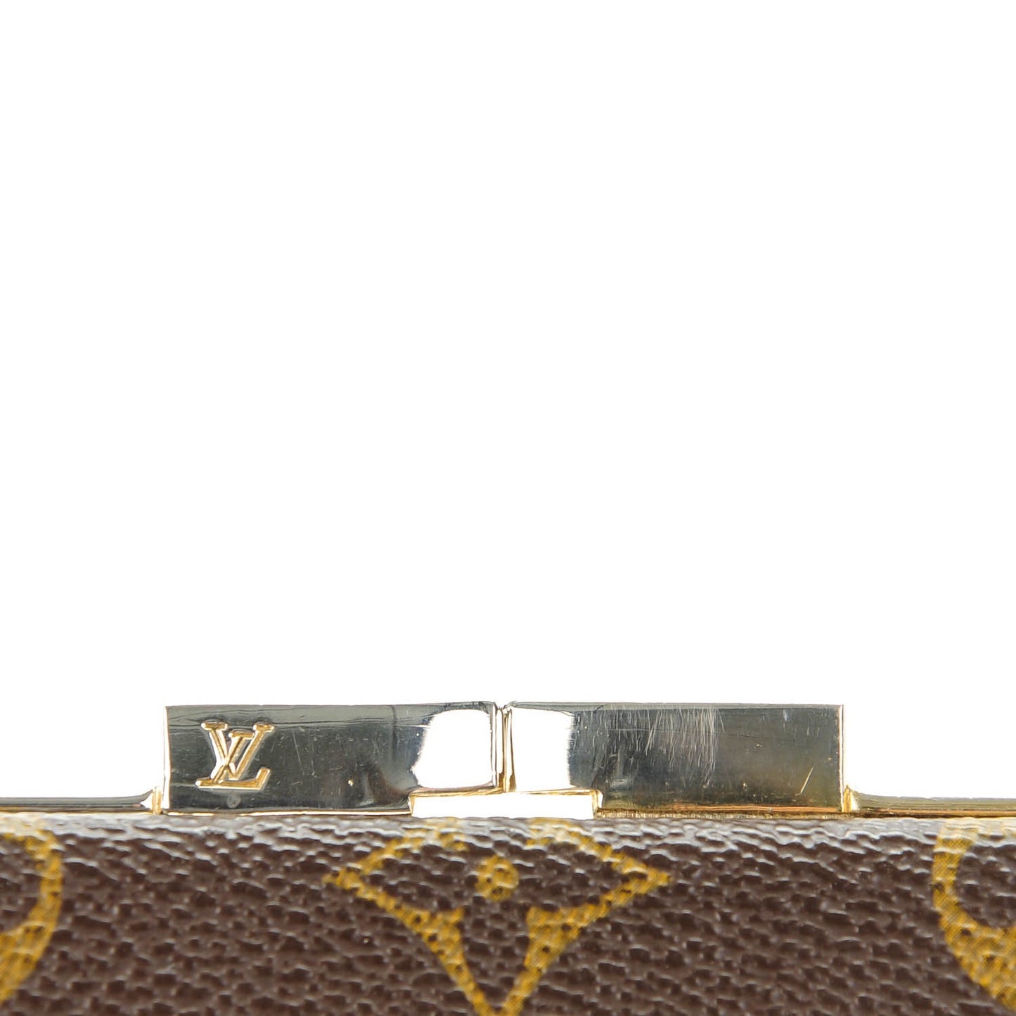 Monogram French Kiss Lock Coin Purse