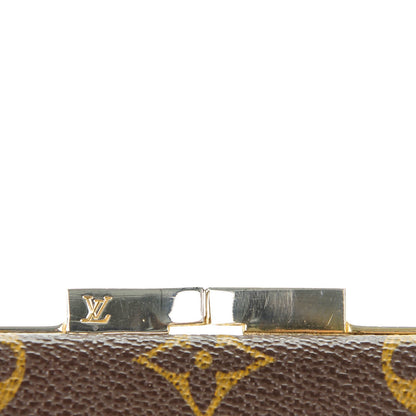 Louis Vuitton Monogram French Kiss Lock Coin Purse 6 of 8
