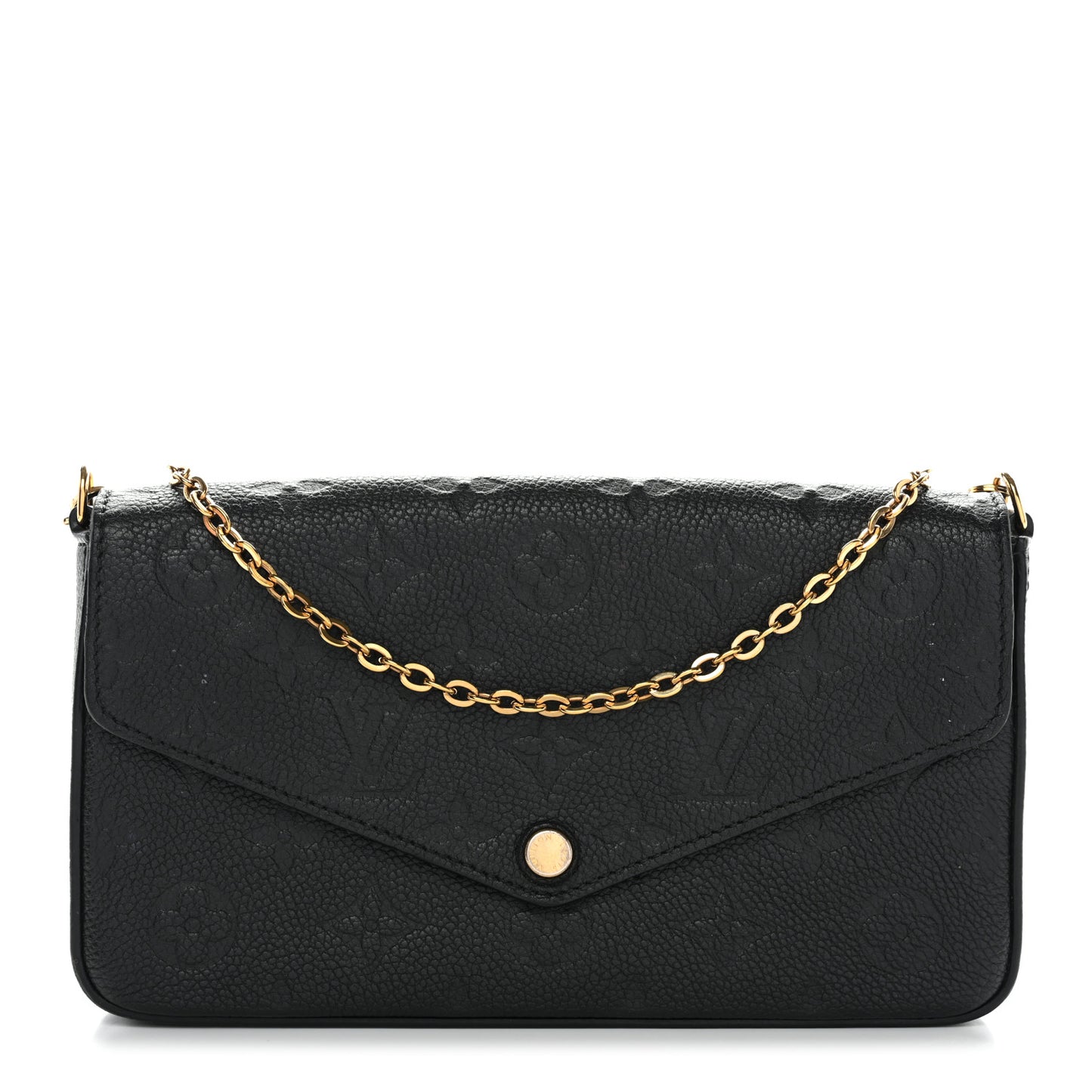Empreinte Pochette Felicie Chain Wallet Black