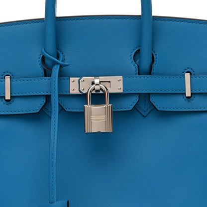 Hermes Swift Birkin 25 Bleu Frida 8 of 11