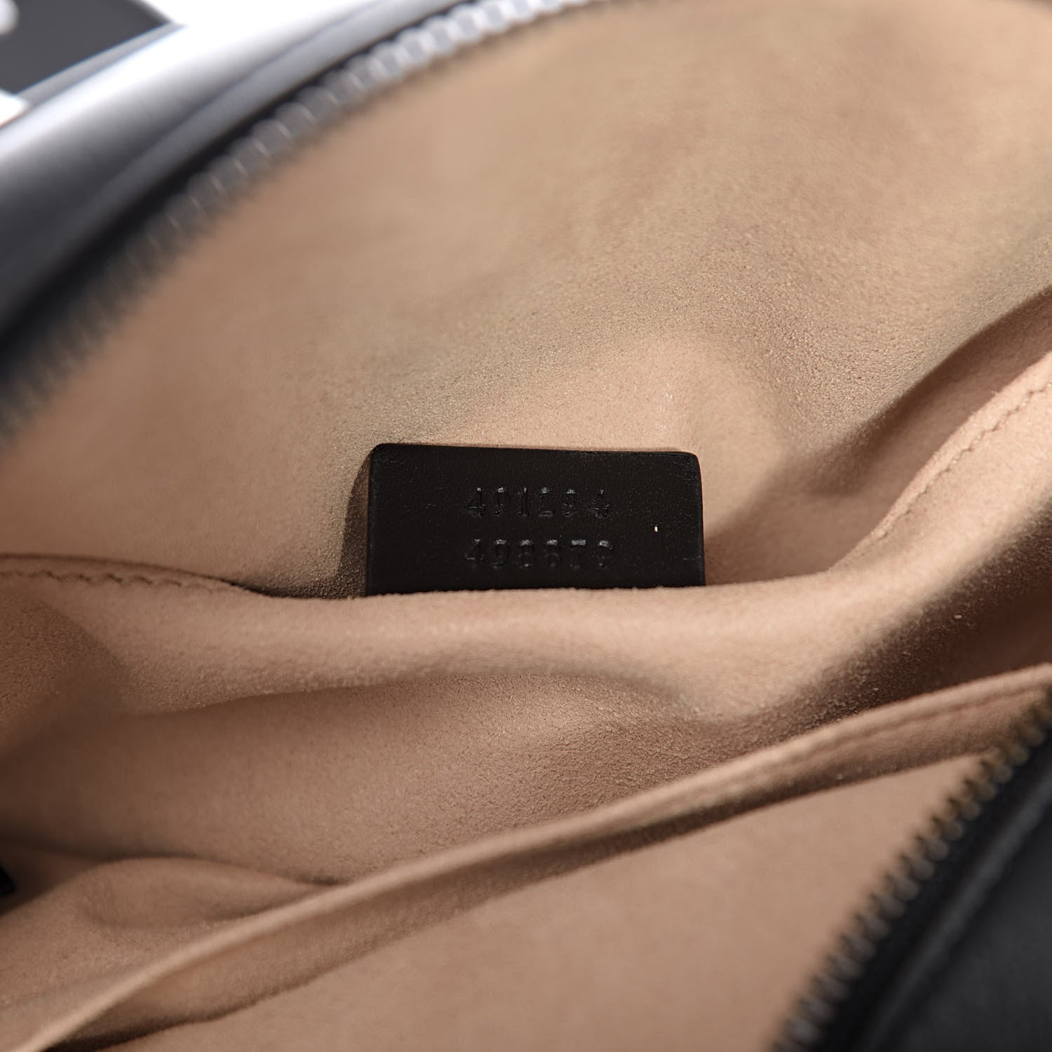Gucci Calfskin Matelasse GG Marmont Belt Bag 75 30 Black 7 of 10