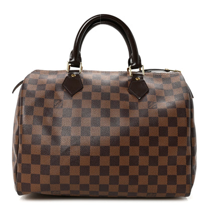 Louis Vuitton Damier Ebene Speedy 30 1 of 10
