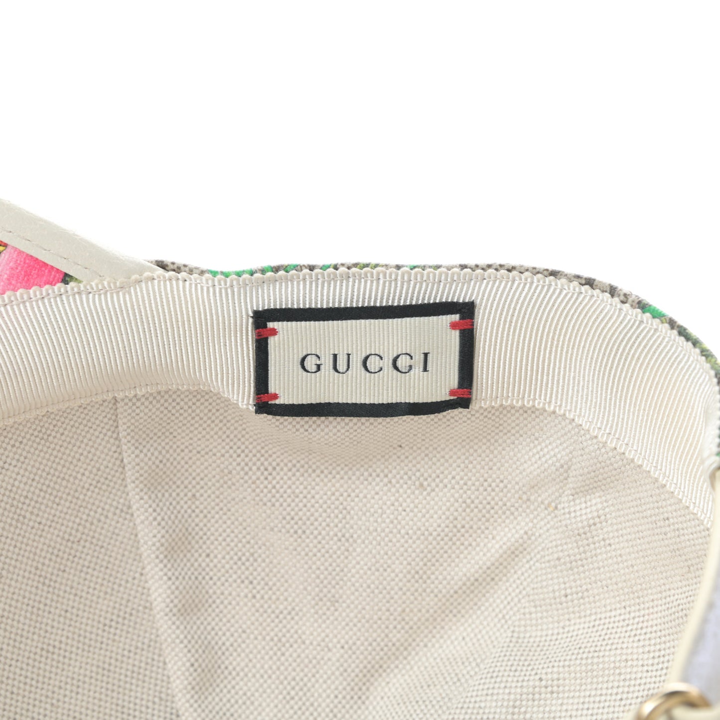 GG Supreme Flora Claudia Baseball Hat 56 S White