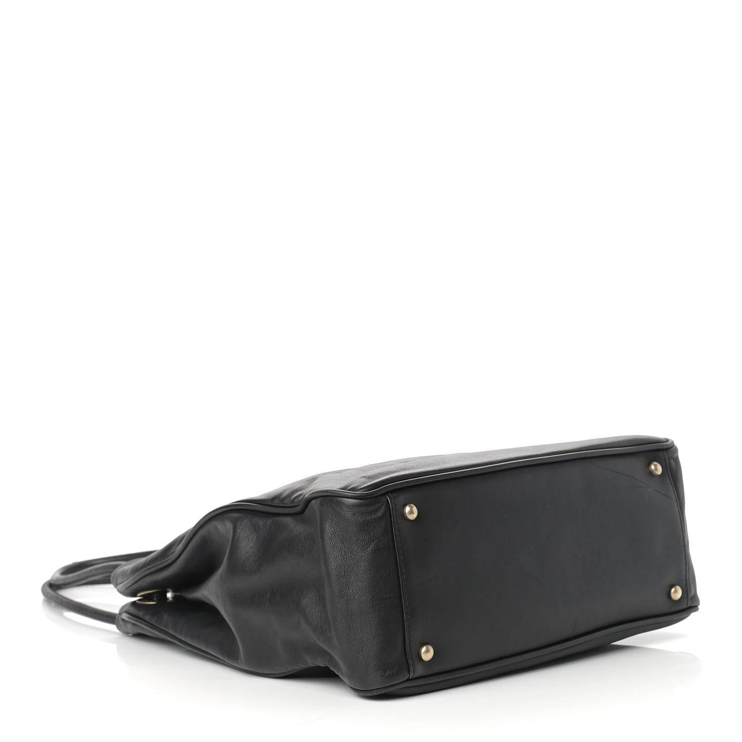 Chanel Lambskin Camellia Tote Black 4 of 16