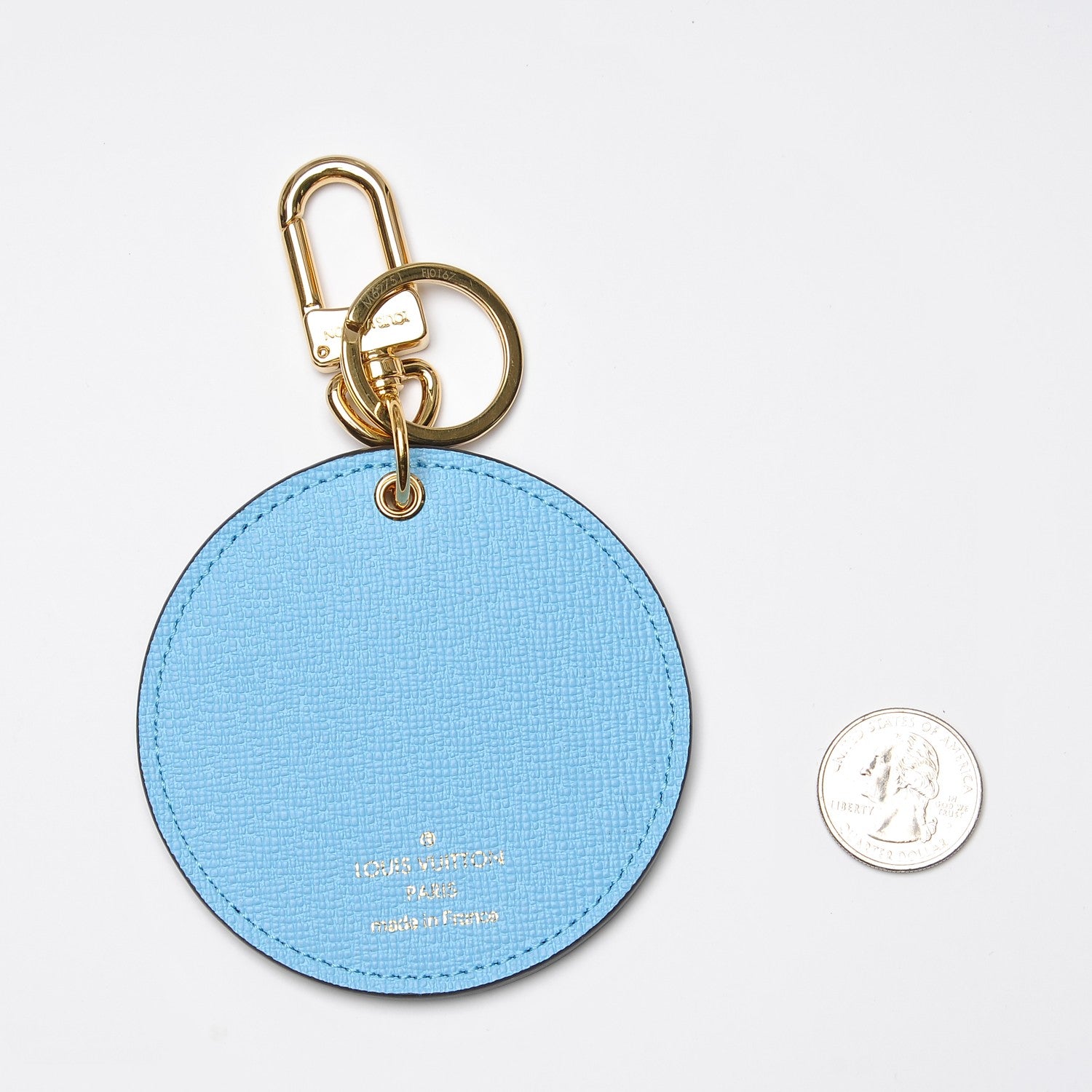 Louis Vuitton Damier Ebene Illustre Manchot Bag Charm Key Holder 2 of 4