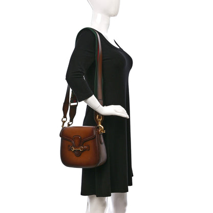 Gucci Calfskin Medium Lady Web Shoulder Bag Cuir 2 of 12