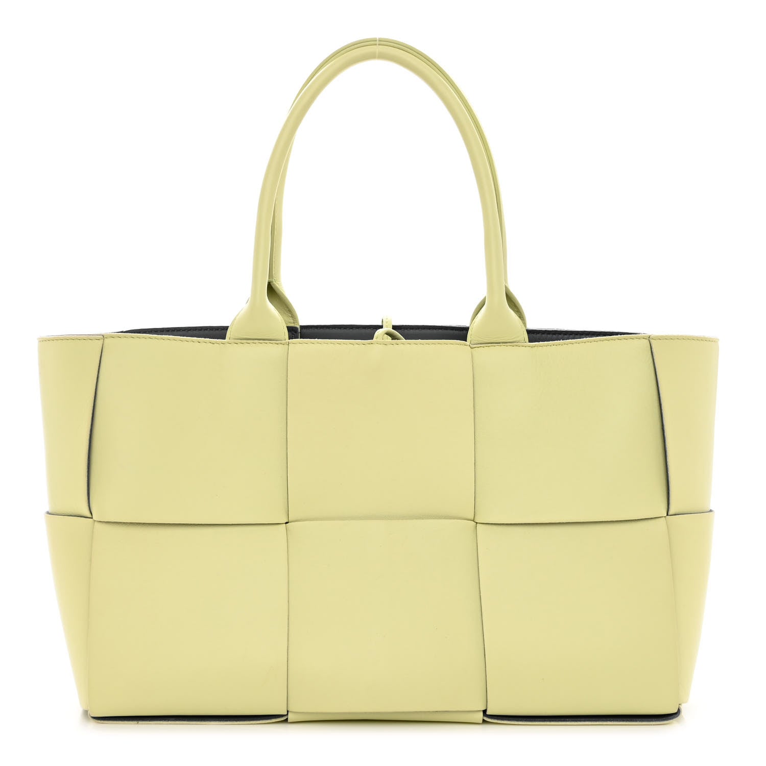 Bottega Veneta Nappa Maxi Intrecciato Small Arco Tote Lemon 3 of 10