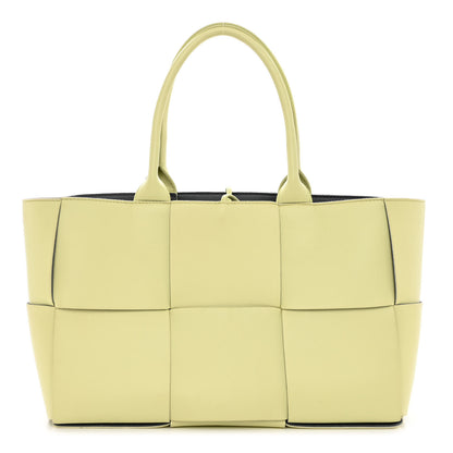 Bottega Veneta Nappa Maxi Intrecciato Small Arco Tote Lemon 3 of 10
