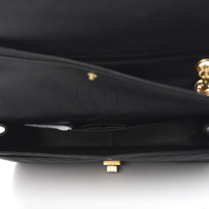 Chanel Crumpled Calfskin Chevron Quilted 2.55 Reissue 226 Black 4 of 12