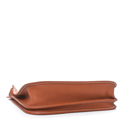 Hermes Taurillon Clemence Evelyne III PM Gold 4 of 8