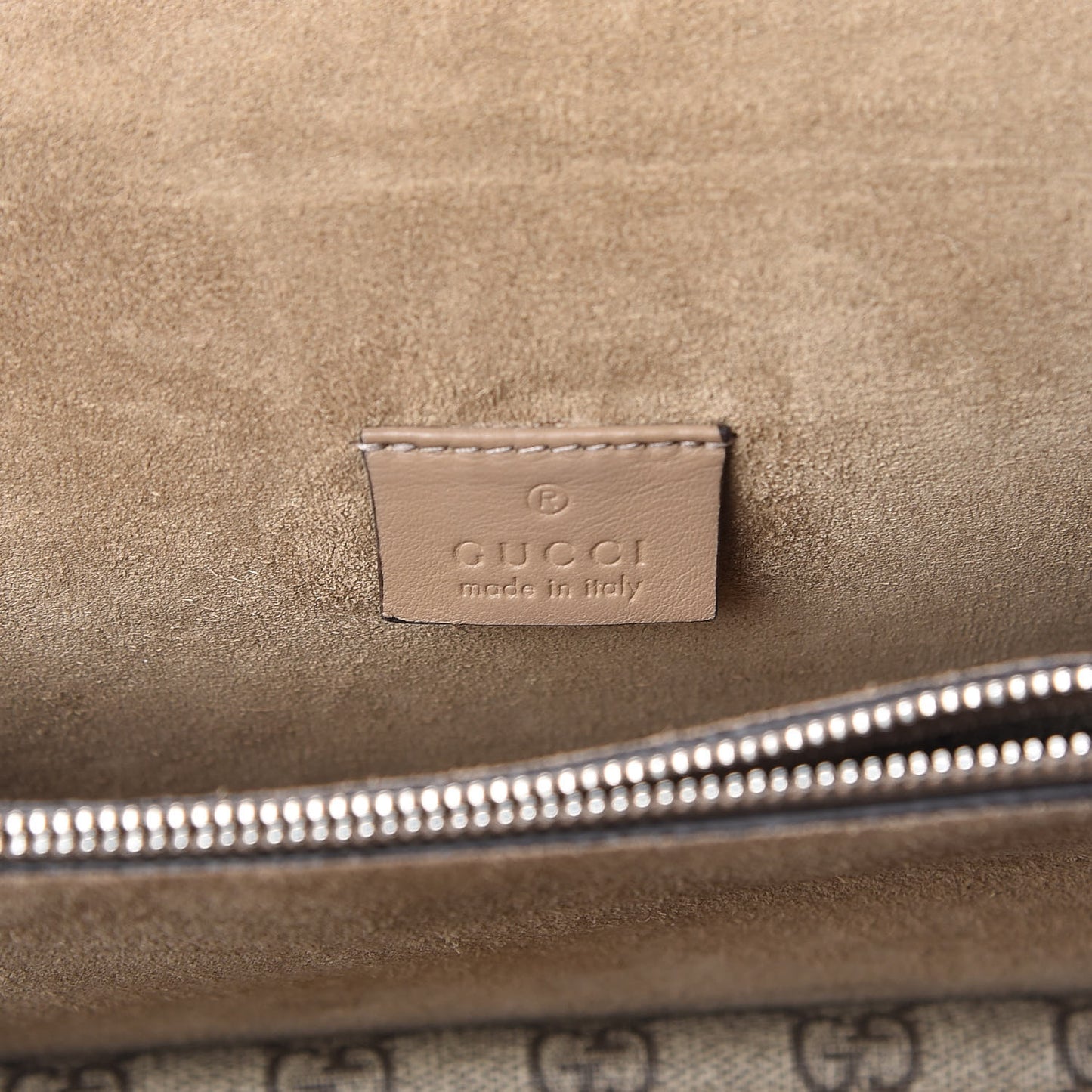 GG Supreme Monogram Small Dionysus Shoulder Bag Taupe