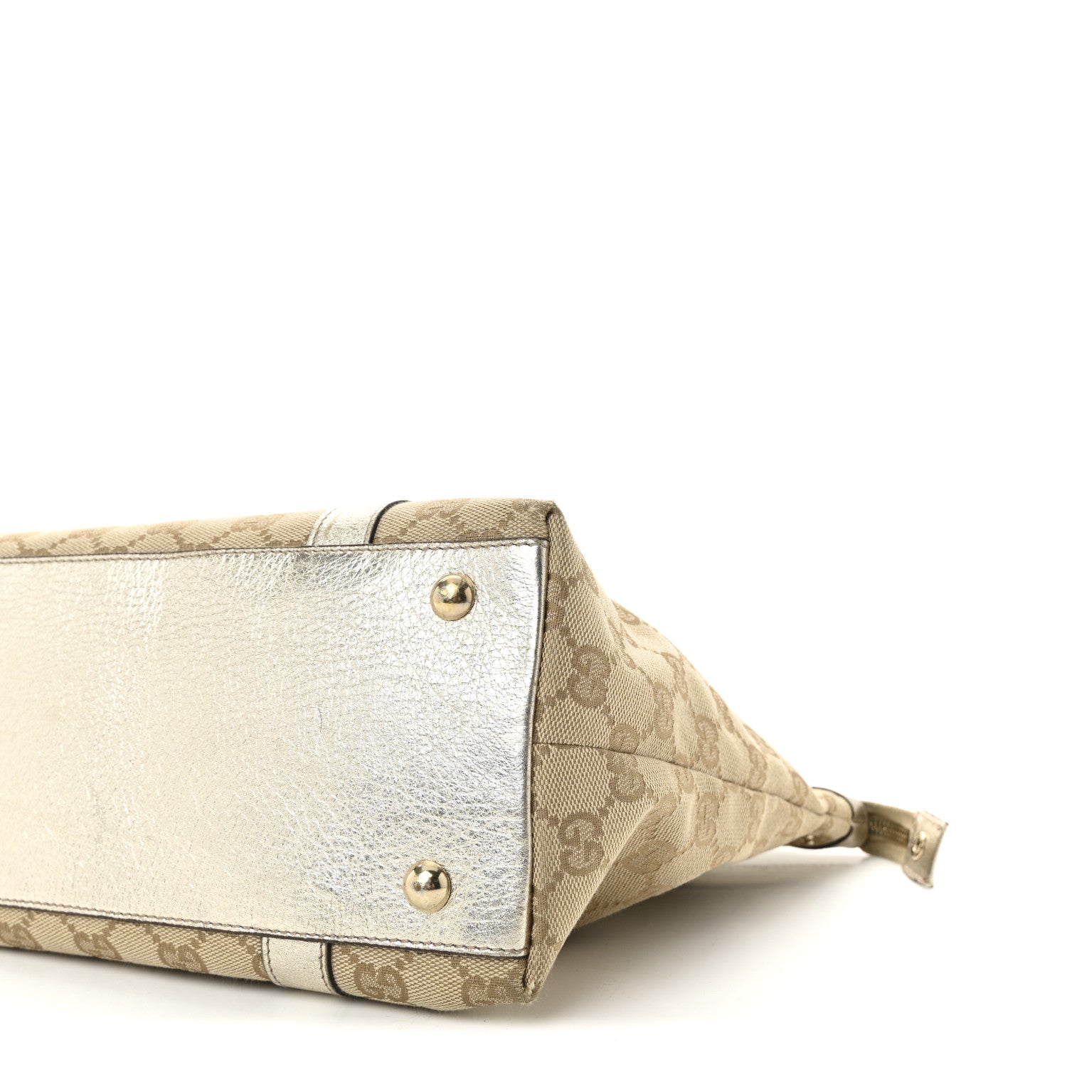 Gucci Monogram Medium Abbey Tote Gold 10 of 10