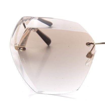 Chanel Cat Eye Sunglasses 71180 Gold Brown 6 of 7