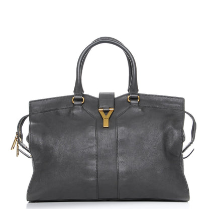 Saint Laurent Sheepskin Large Cabas ChYc Grey 1 of 8