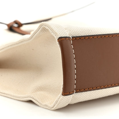 Jimmy Choo Canvas Logo Tote Natural Brown 8 of 11