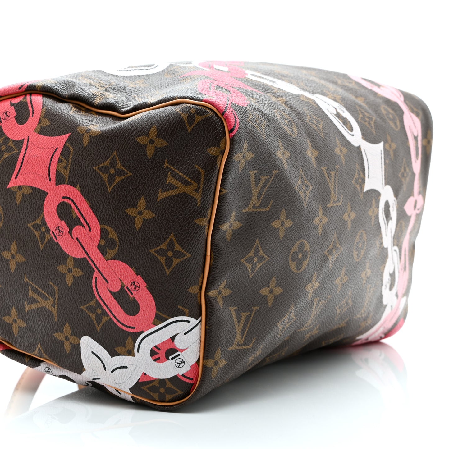 Monogram Bay Speedy 30 Rose Ballerine Poppy