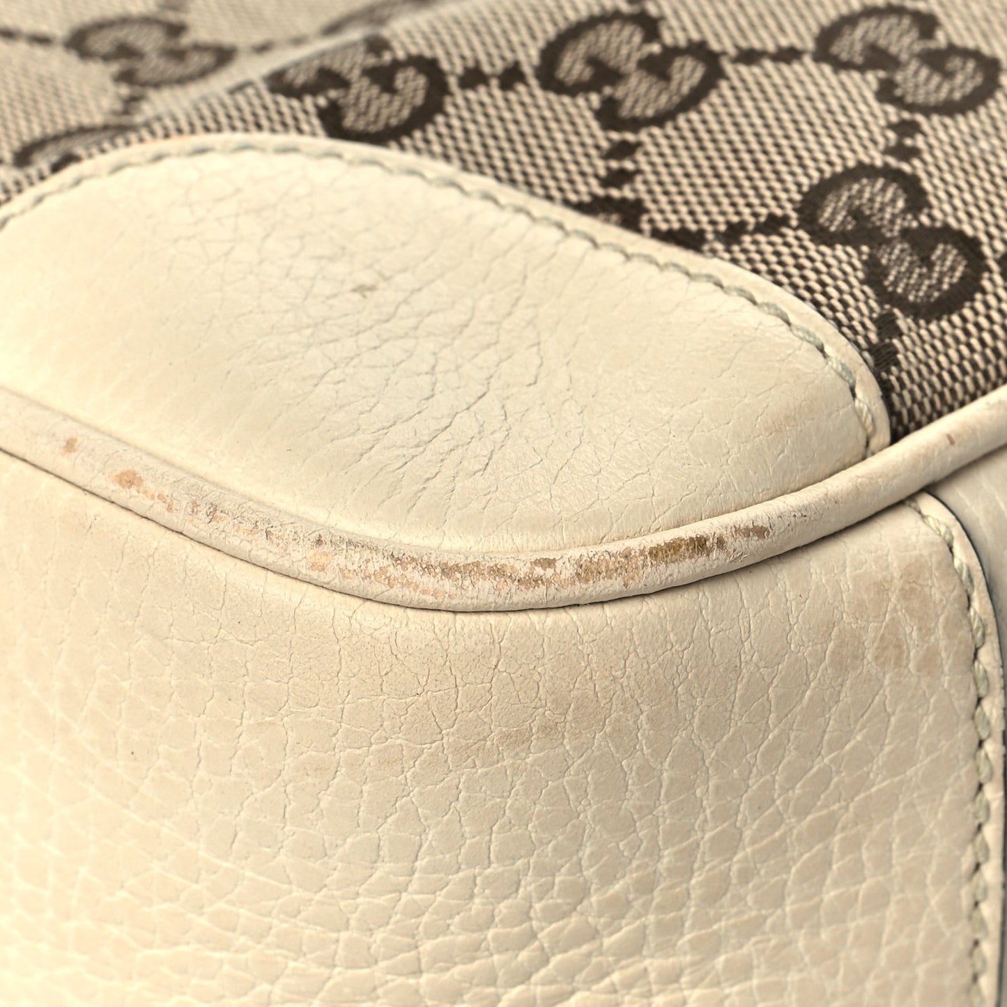 Monogram Dollar Calfskin Mini Bree Messenger Bag Beige Ebony Avoire