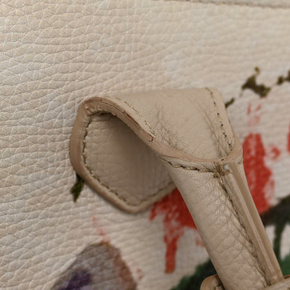 Burberry Derby Calfskin House Check Pallas Head Print Medium Banner Tote Grey 14 of 14