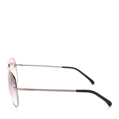 Chanel CC Aviator Sunglasses 4189-T-Q Pink 3 of 8