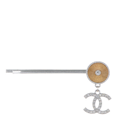 Chanel Crystal CC Hair Clip 1 of 4