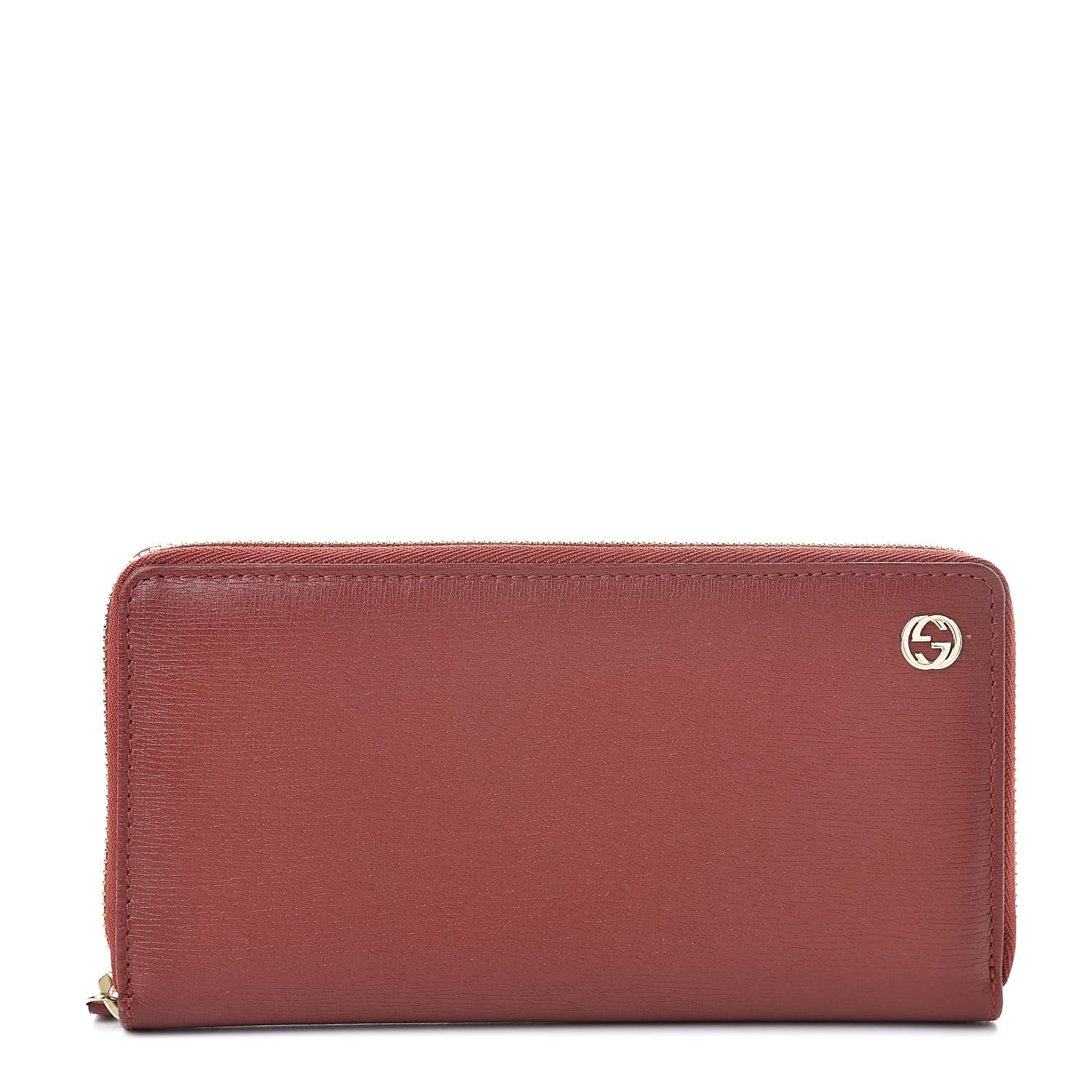 Gucci Calfskin Large Betty Zip Around Wallet Red 1 of 8