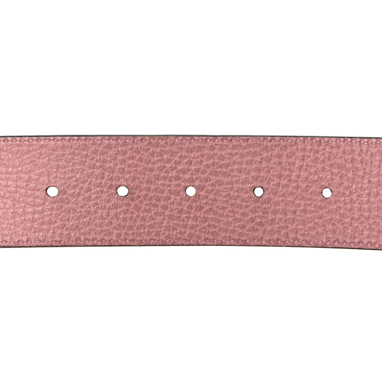 Gucci Calfskin 1973 Reversible Belt 85 34 Black Pink 3 of 4