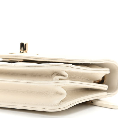 Chanel Lambskin Quilted Mini Trendy CC Wallet On Chain WOC White 6 of 10