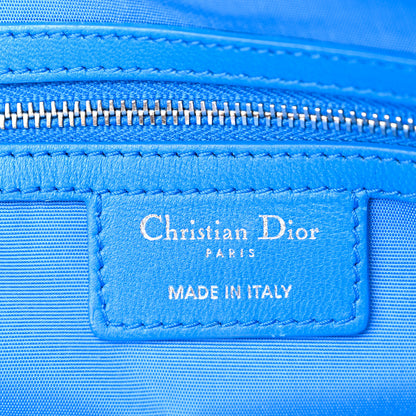 Christian Dior Lambskin Cannage Large Dior Soft Shopping Tote Blue 6 of 14