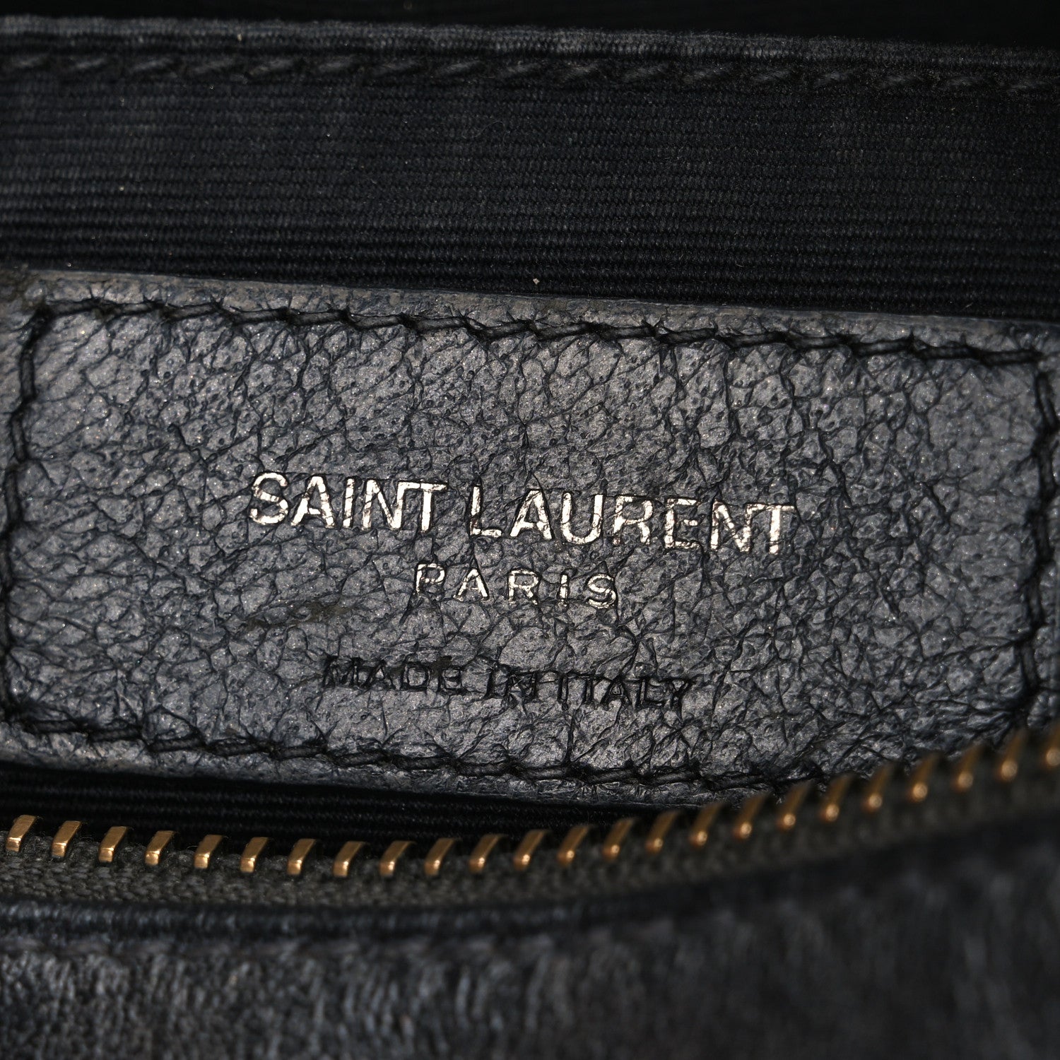 Saint Laurent Calfskin Matelasse Monogram Lou Camera Bag Black 6 of 13
