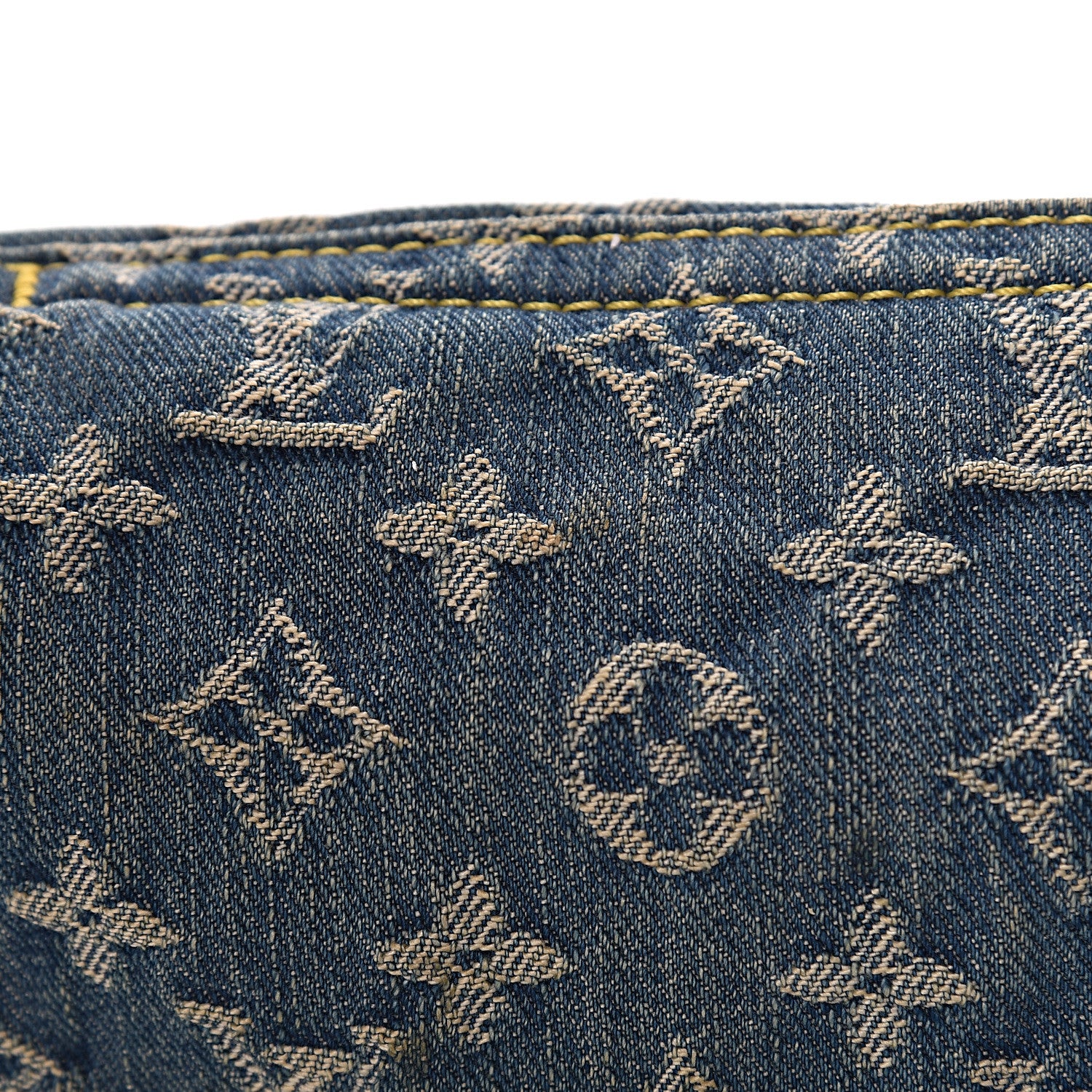 Louis Vuitton Monogram Denim Mini Pleaty Blue 12 of 14