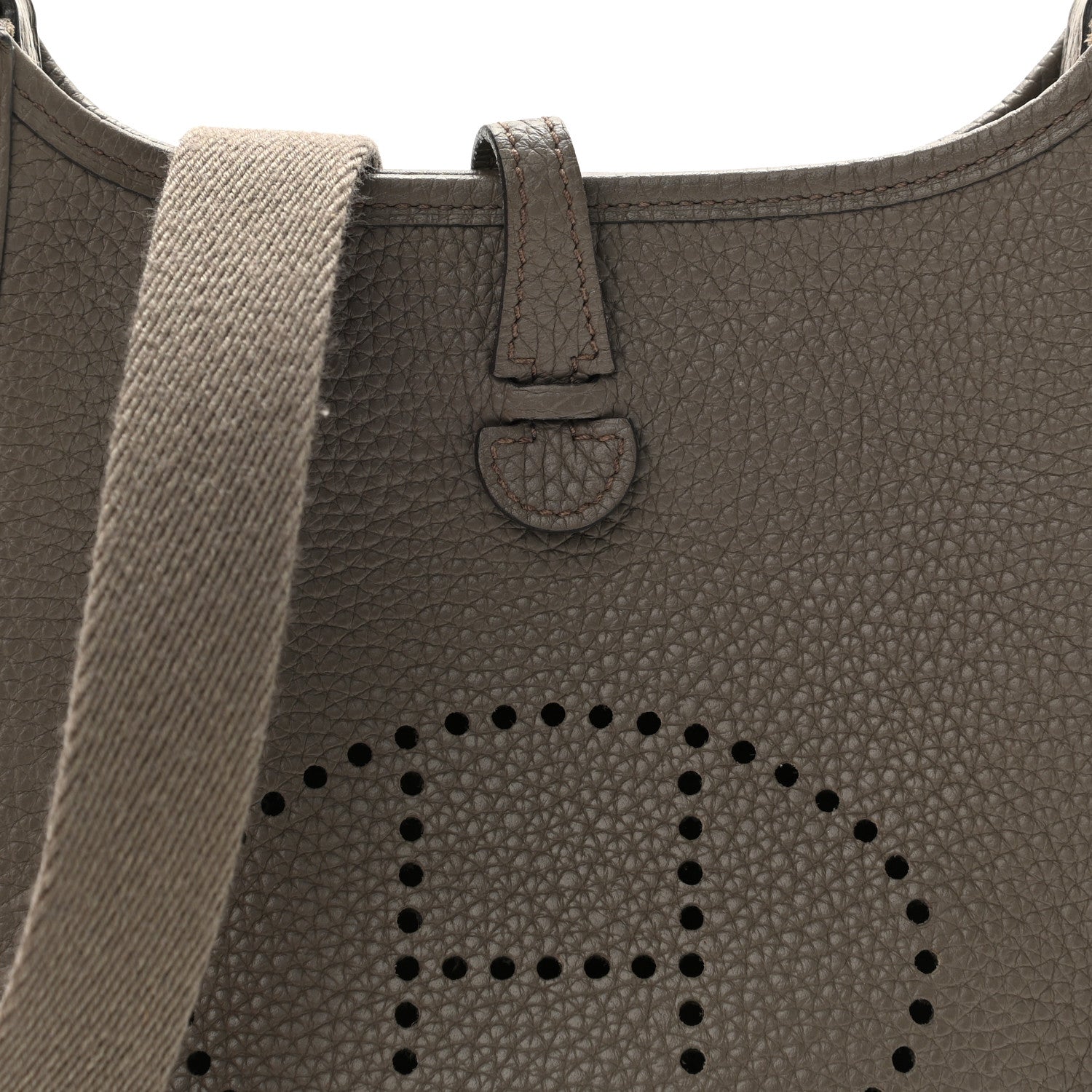 Hermes Taurillon Clemence Evelyne TPM Etain 9 of 12