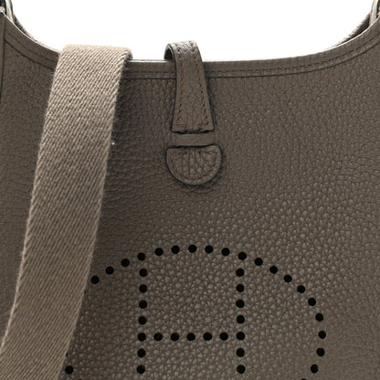 Hermes Taurillon Clemence Evelyne TPM Etain 9 of 12