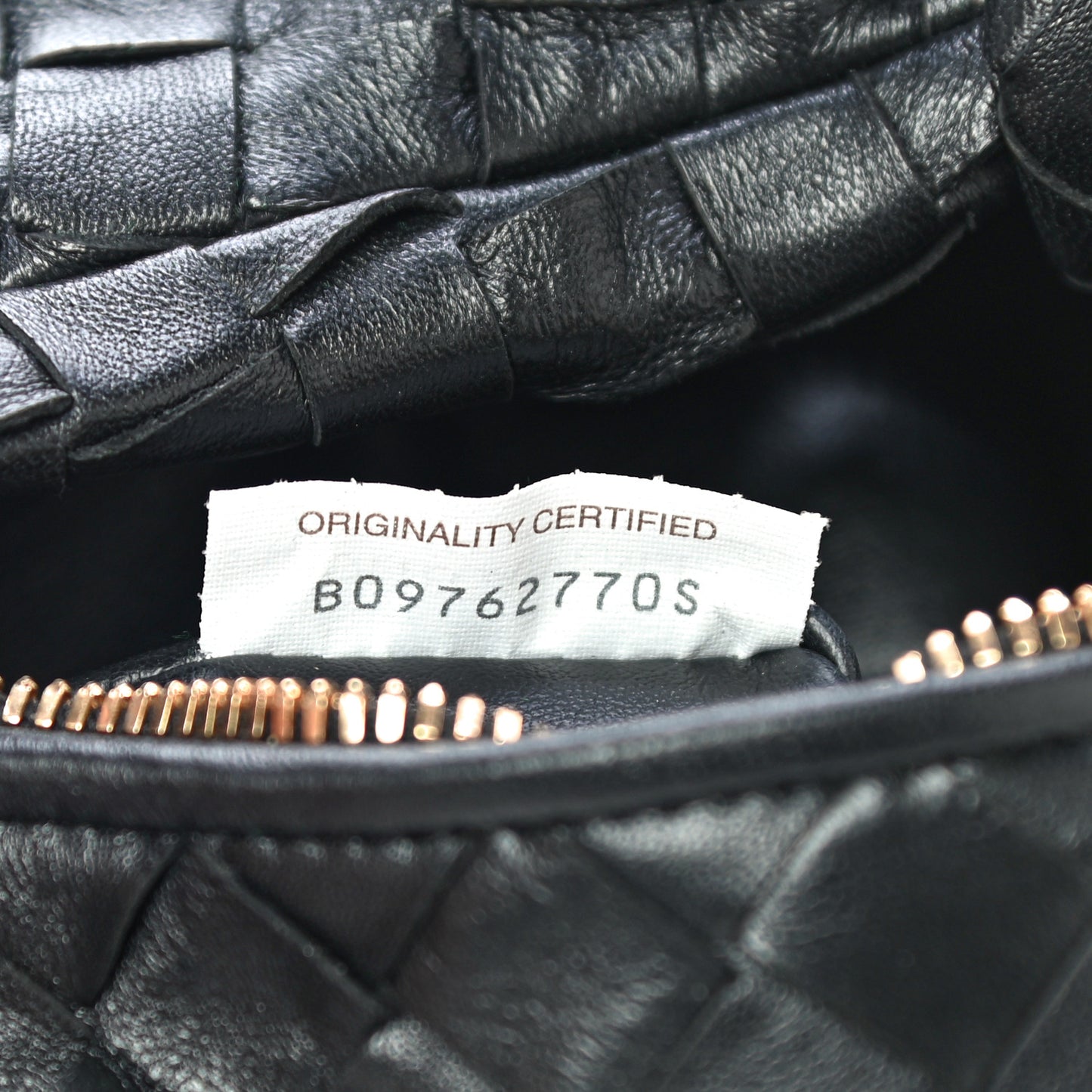 Nappa Intrecciato Mini Jodie Black