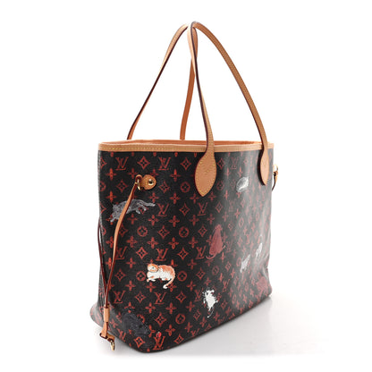 Louis Vuitton Catogram Neverfull MM Marron 4 of 11